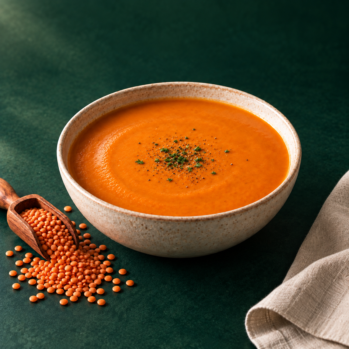 Herzwarm Protein-Suppe Linse
