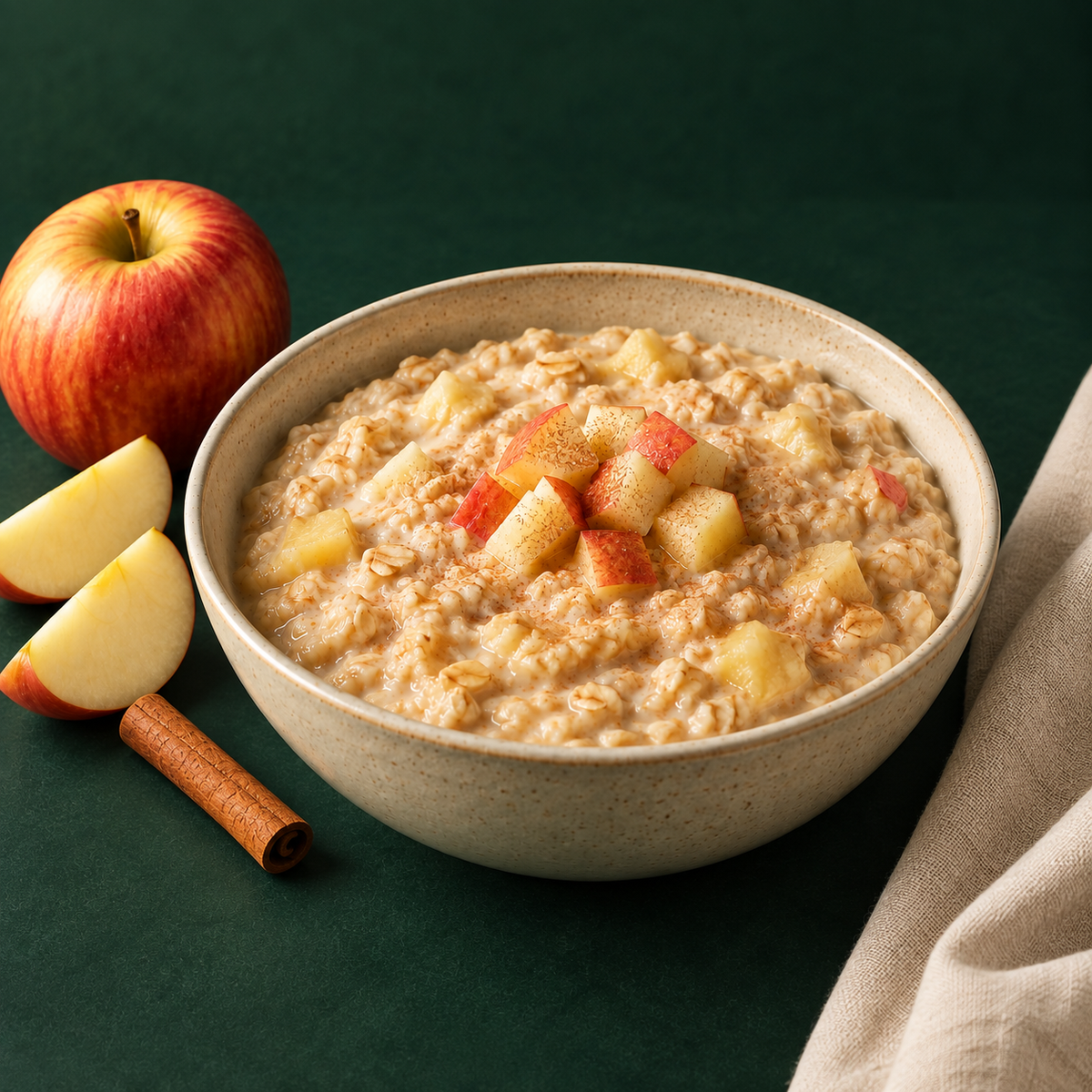 Herzwarm Protein-Porridge Apfel